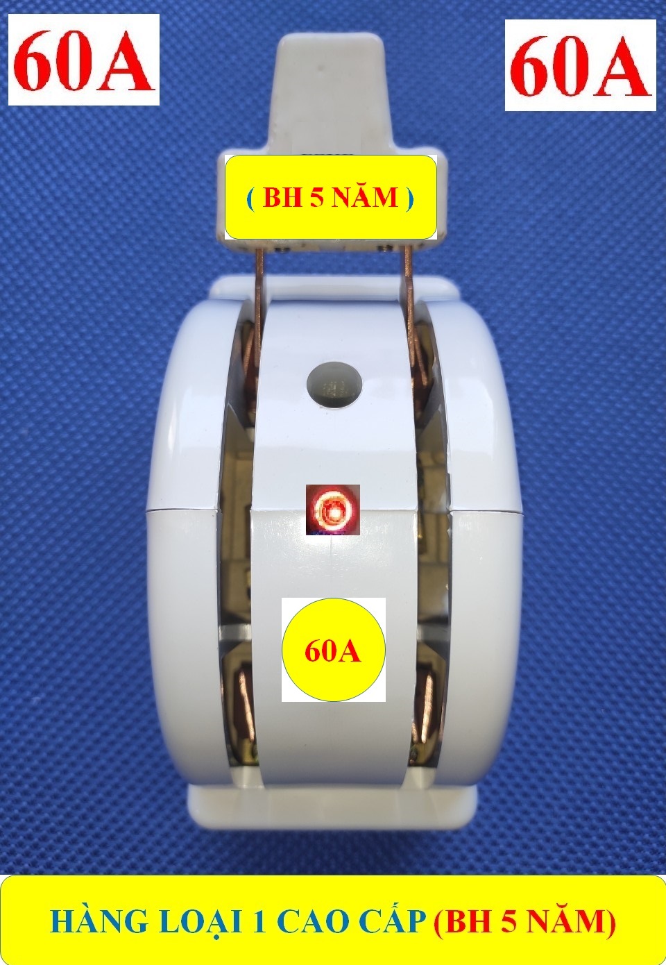 CẦU DAO ĐẢO SỨ 60A 2 PHA ĐẢO 2 CHIỀU (BH 5 NĂM) + Cực ĐỒNG TO đúc 100% HÀNG LOẠI 1 Cao Cấp (bộ 1 sản phẩm)