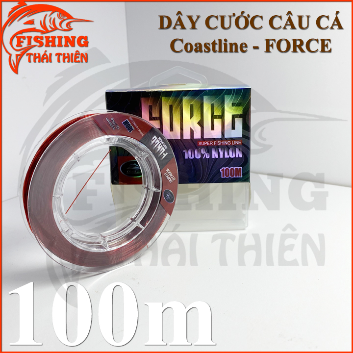 [HCM]Dây cước câu cá Coastline Force cuộn 100m nhiều kích thước