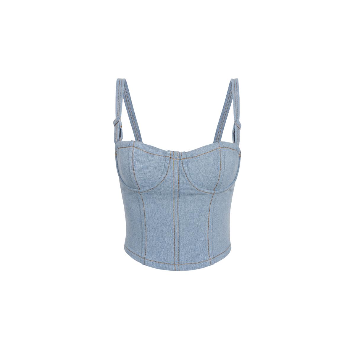 TATICHU - Corset Jean 2 dây - RIN Denim Corset New Version