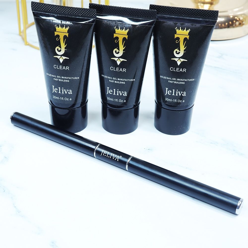 Cọ đắp gel đa năng JELIVA 2 đầu