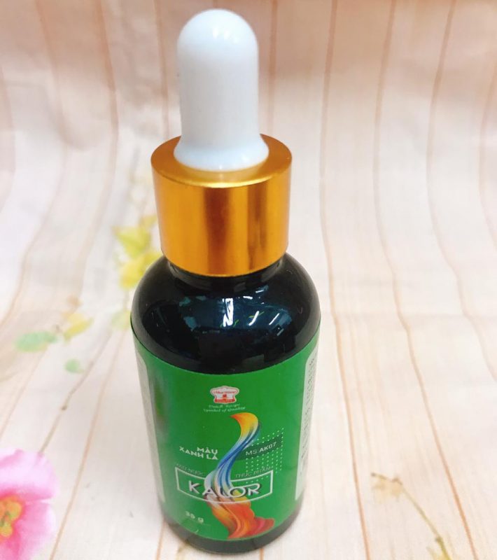Màu thực phẩm dạng lỏng màu xanh lá kalor 35gr