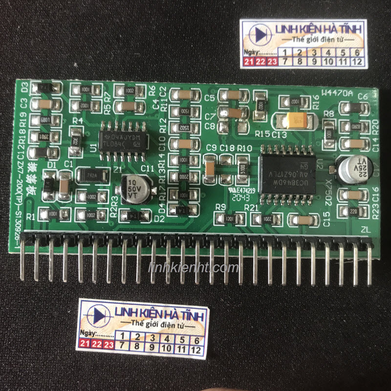 Bo điều khiển xung igbt bo dao động máy hàn ic uc3846dw và tl084c