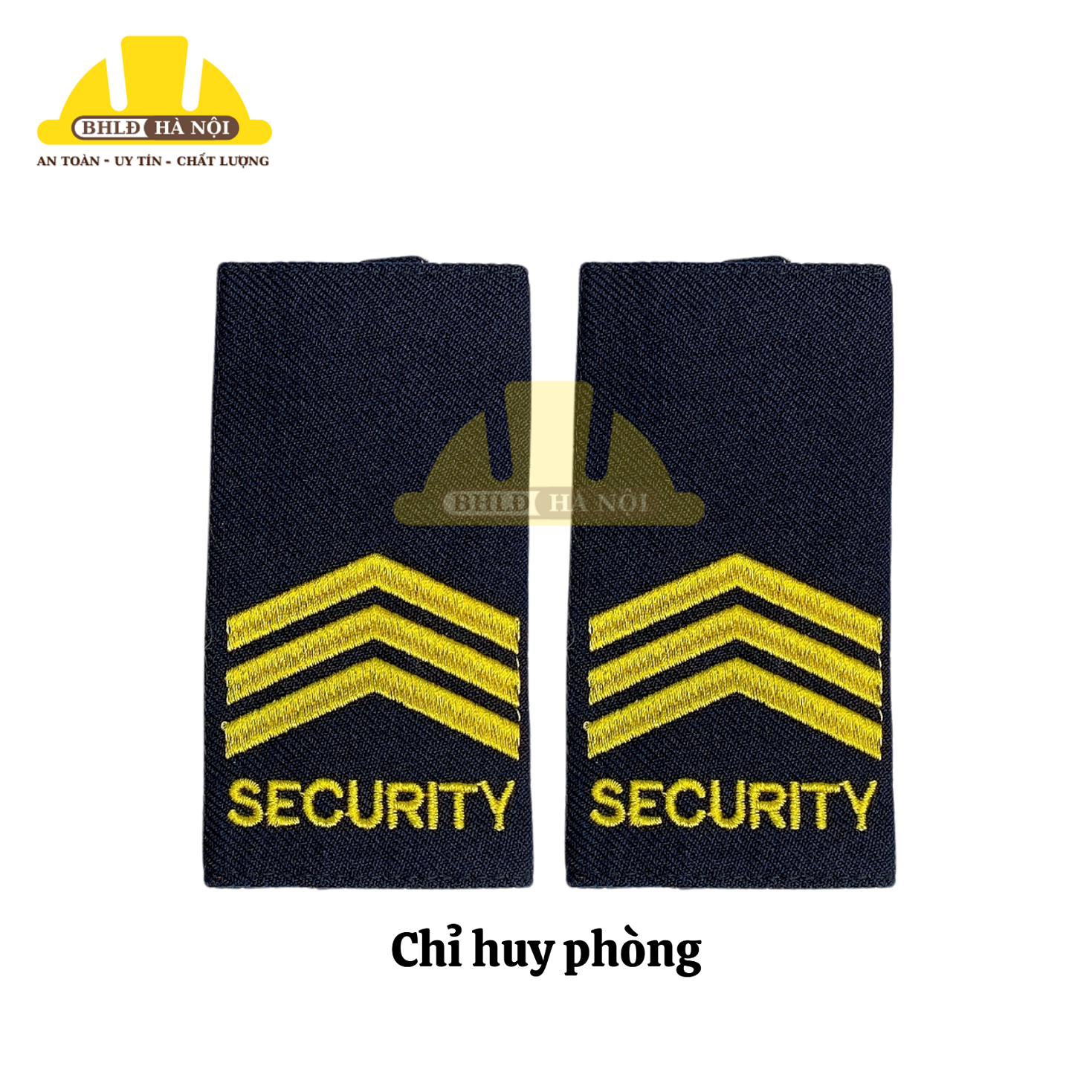 Cầu vai ống bảo vệ  thêu SECURITY