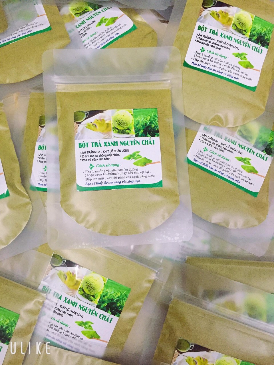[HCM]100g bột trà xanh mịn - nguyên chất 100%