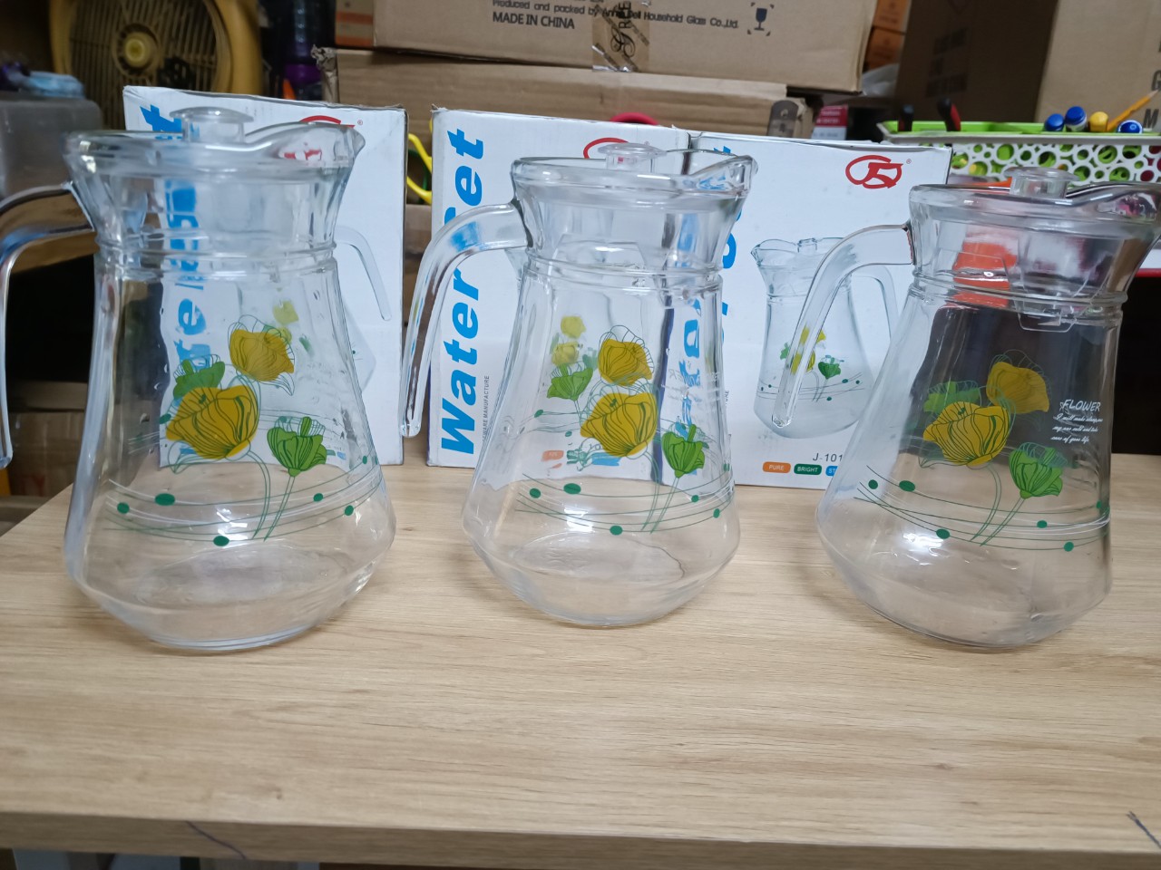 BÌNH NƯỚC THỦY TINH – DUNG TÍCH 1300ML