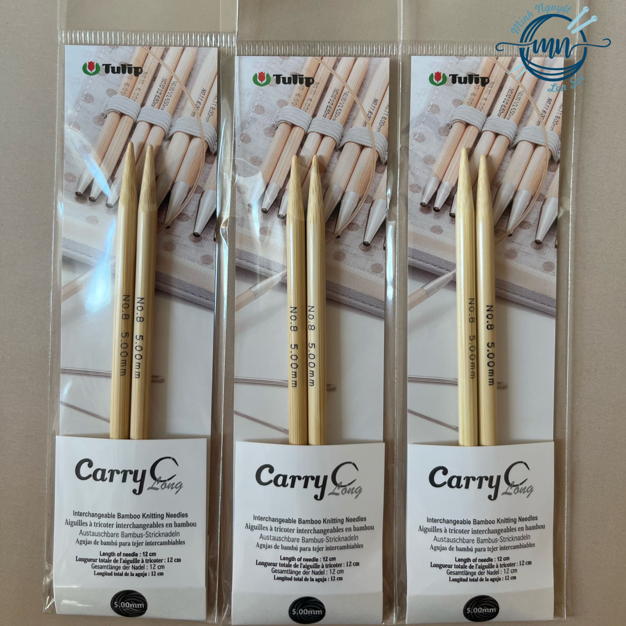 Kim đan tre - Tulip® CarryC Interchangeable Bamboo Long Knitting Needle
