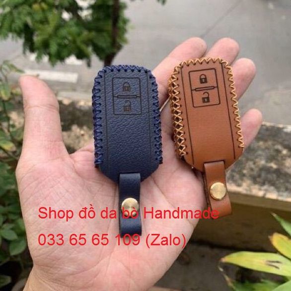 [Giá gốc] Bao da chìa khóa Suzuki Xl7, ertiga, swift bằng da bò, kèm tặng móc khóa, khắc tên miễn phí