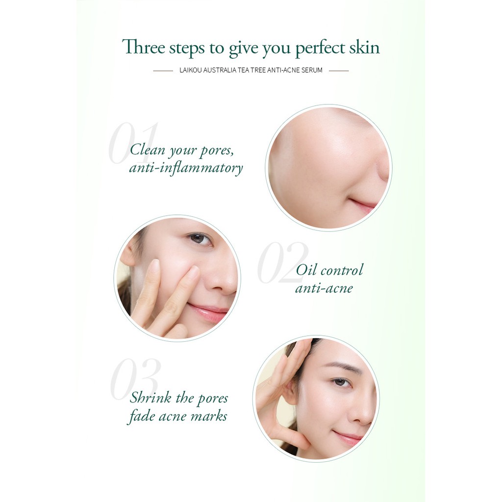 Serum Tea Tree Laikou Tràm Trà Dành Cho Da Mụn 17ML