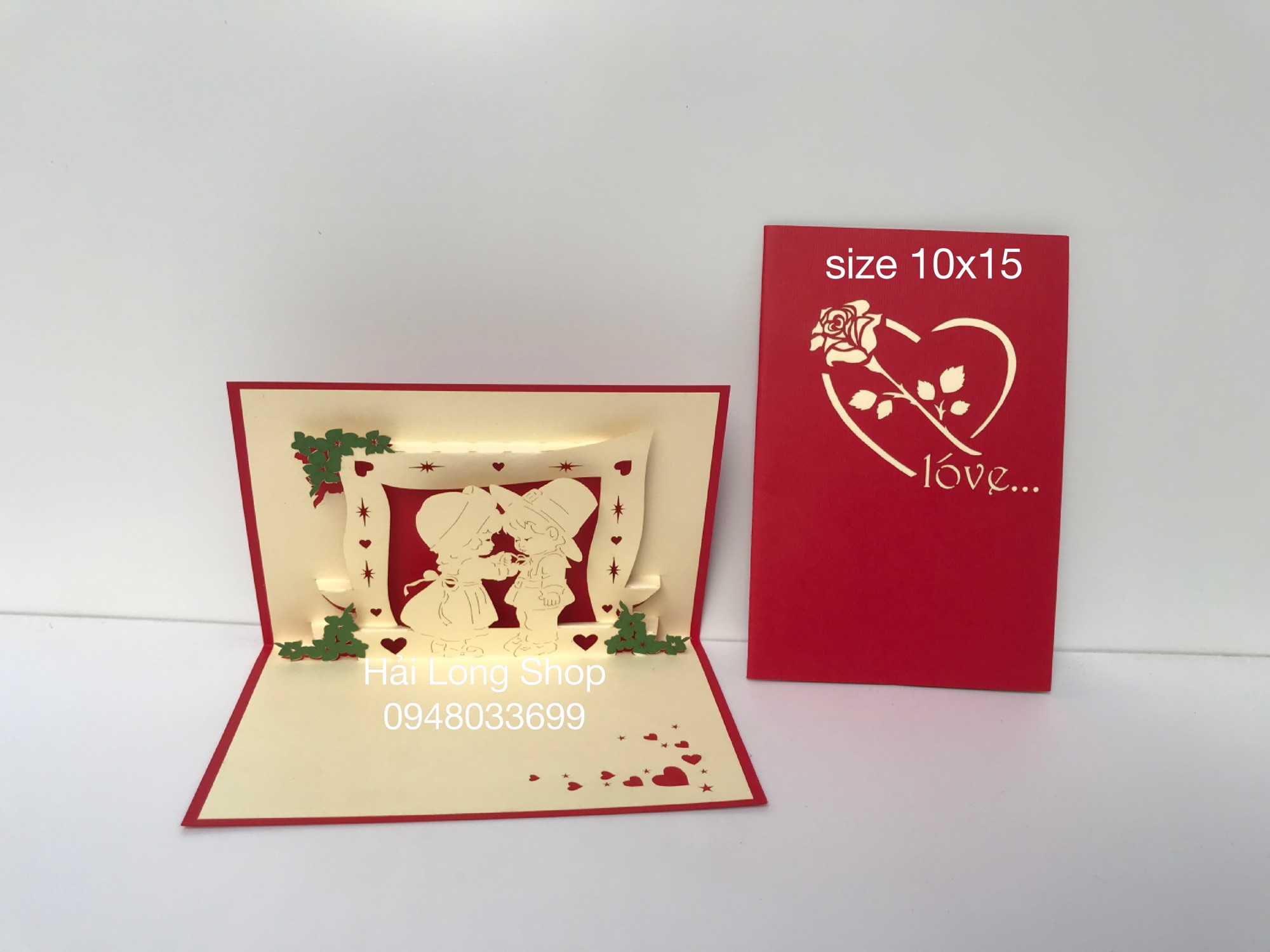 Cặp Đôi 1 - Couple  - love - Thiệp  3D