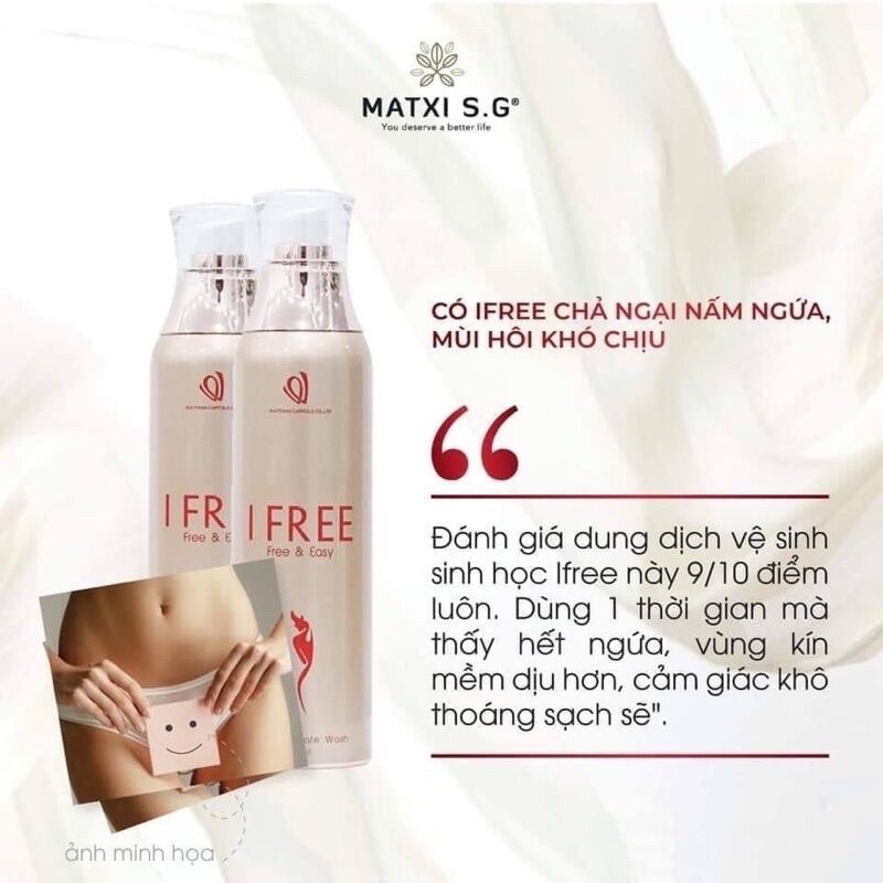 Dung dịch vệ sinh sinh học IFREE chai lẻ