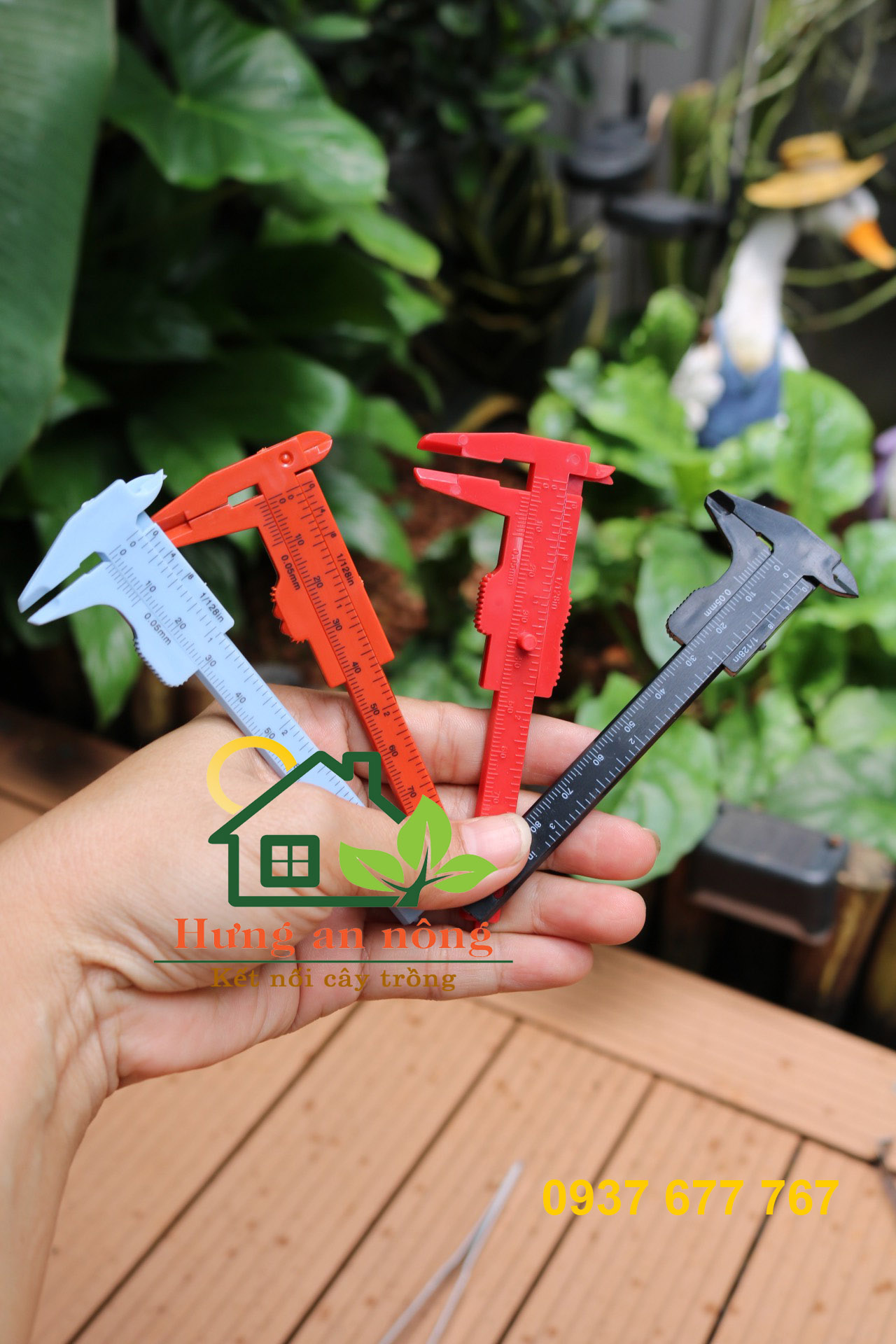 Thước kẹp vernier bằng nhựa ABS, độ đo phạm vi 0-80mm chính xác cao