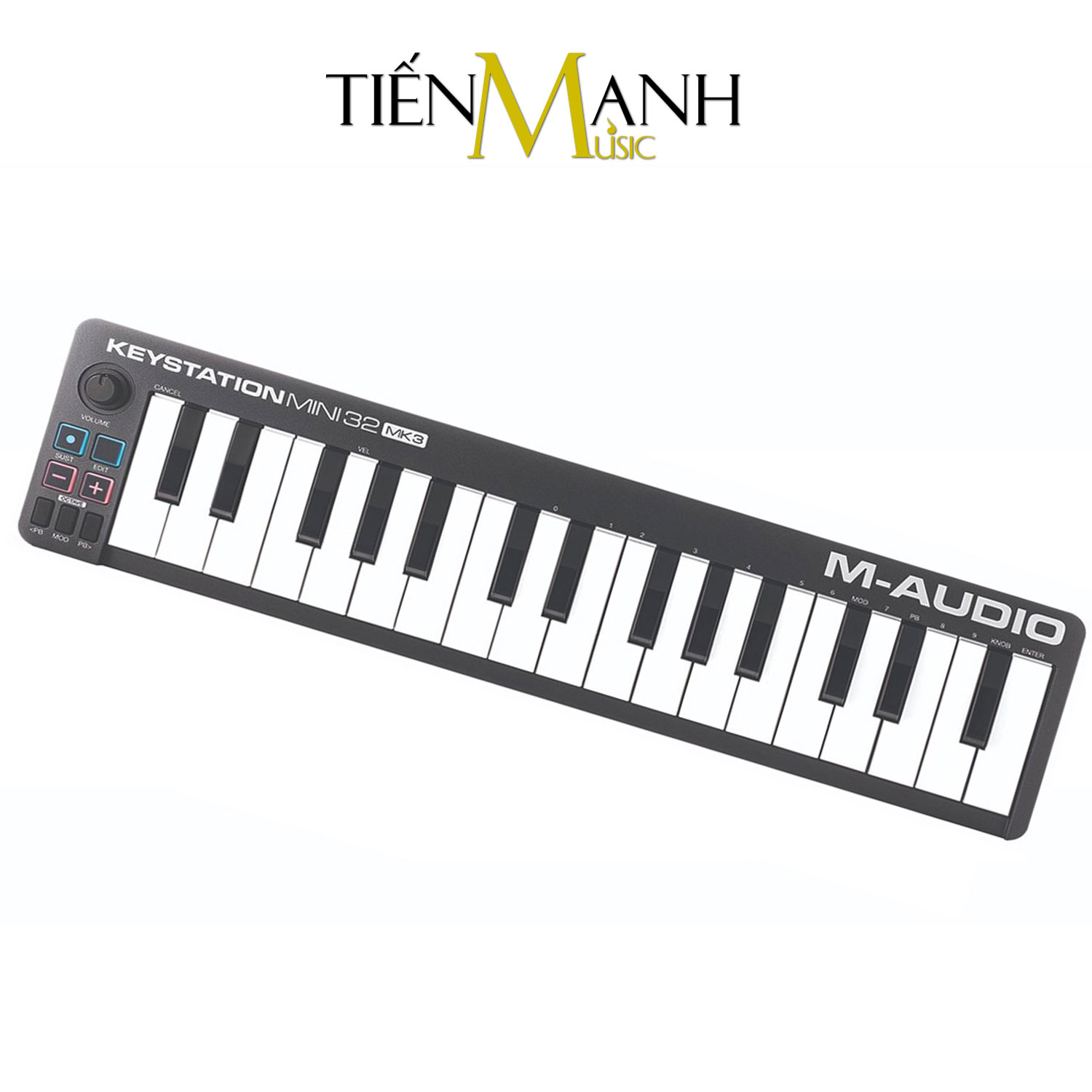 M-Audio Keystation Mini 32 MK3 Ultra Portable USB MIDI Keyboard Controller MKIII MAudio Bàn phím làm nhạc - Sản xuất âm nhạc producer