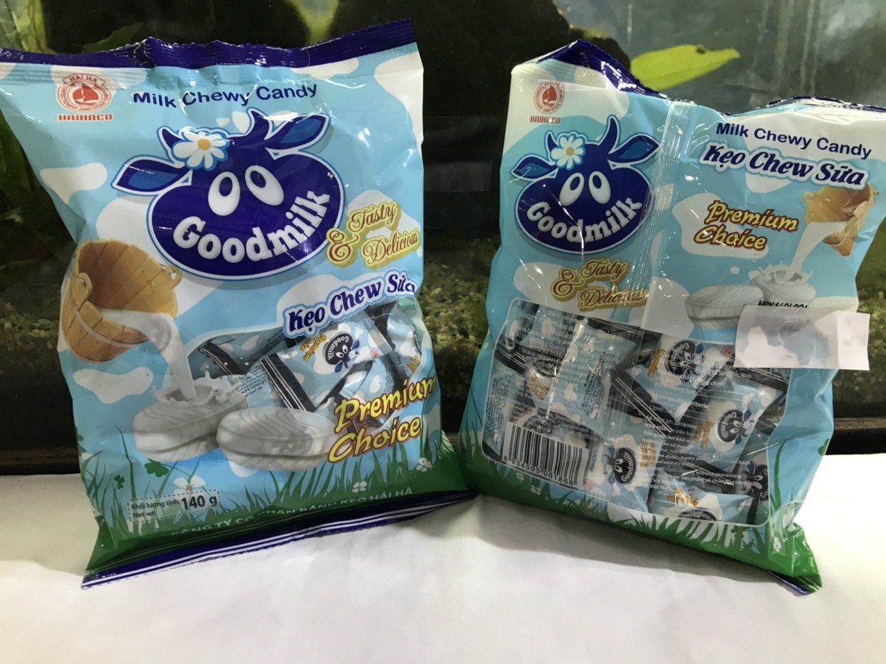 Kẹo Mềm Chew Sữa Hải Hà (Gói 140g) Milk Chewy Candy