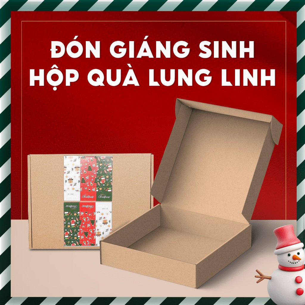 [QUÀ TẶNG] HỘP ĐỰNG QUÀ TẶNG GIÁNG SINH 2023