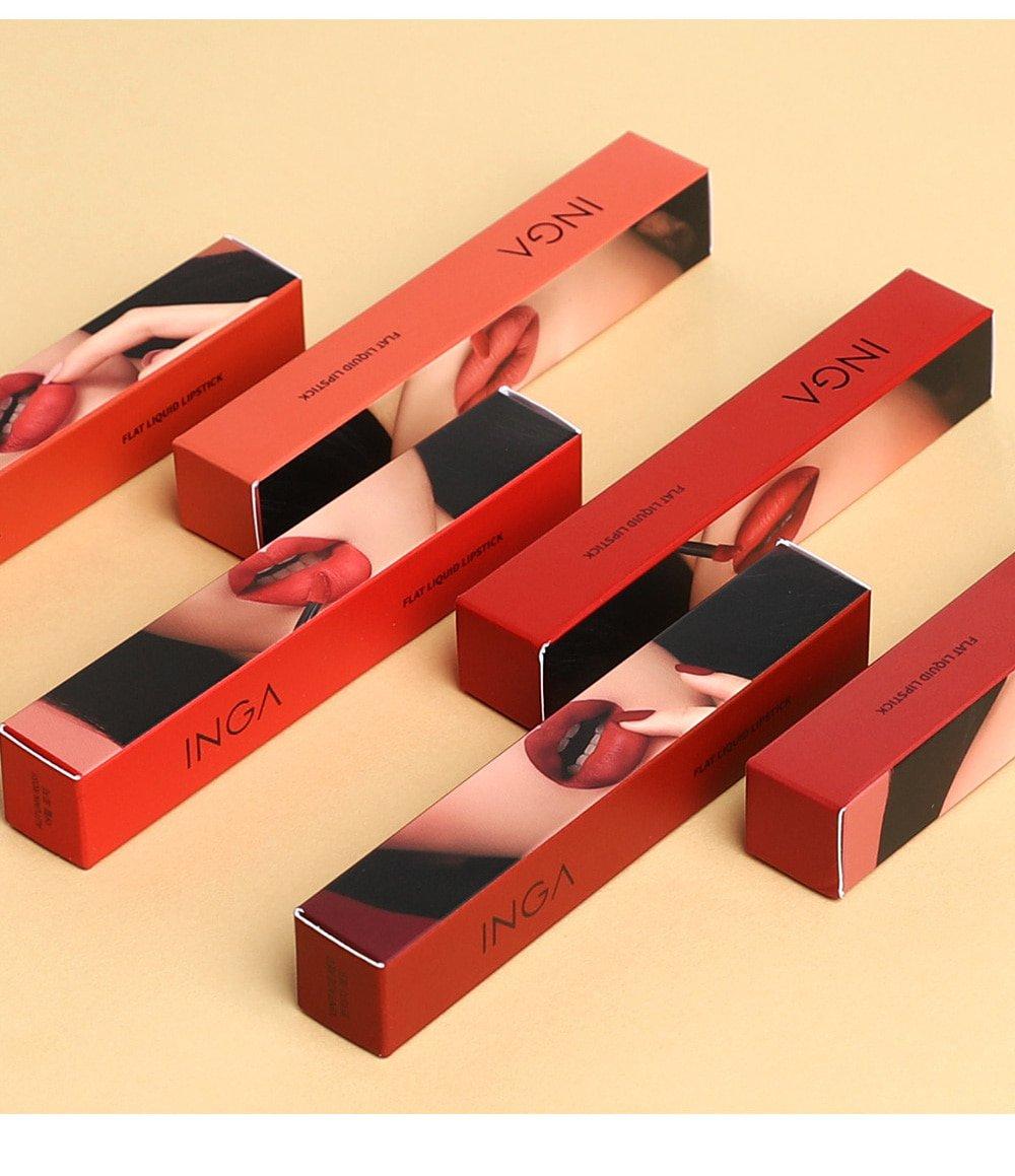 Son Kem Lì Mềm Mịn, Lên Màu Cực Chuẩn Inga Flat Liquid Lipstick