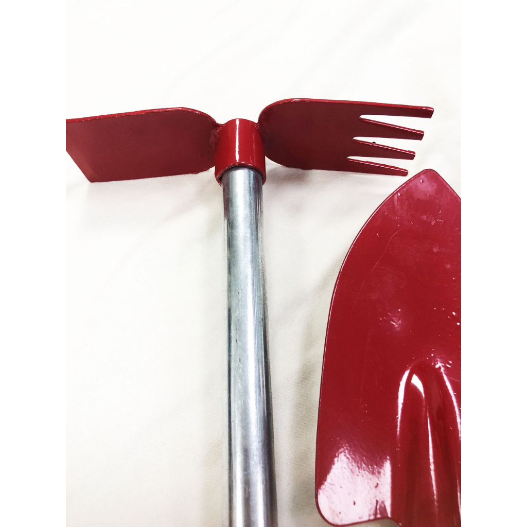 Bộ dụng cụ làm vườn 3 món (Cuốc, xẻng, cào) loại dài