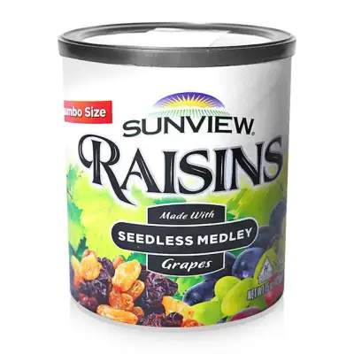 [HCM]Nho Khô hổn hợp Sunview Raisins Mỹ 425g