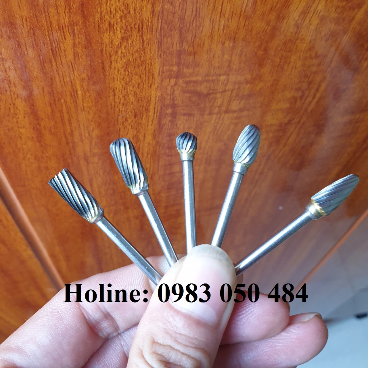 Bộ 5 mũi mài hợp kim đa năng - Mũi Mài Khắc Gỗ Làm Lũa Bonsai Cán 3mm