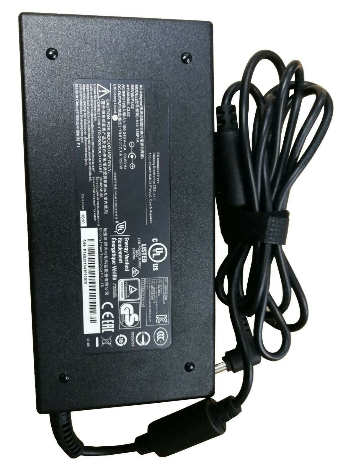 Sạc cho Laptop MSI GL62 7RD 675XVN Core i7- 150W