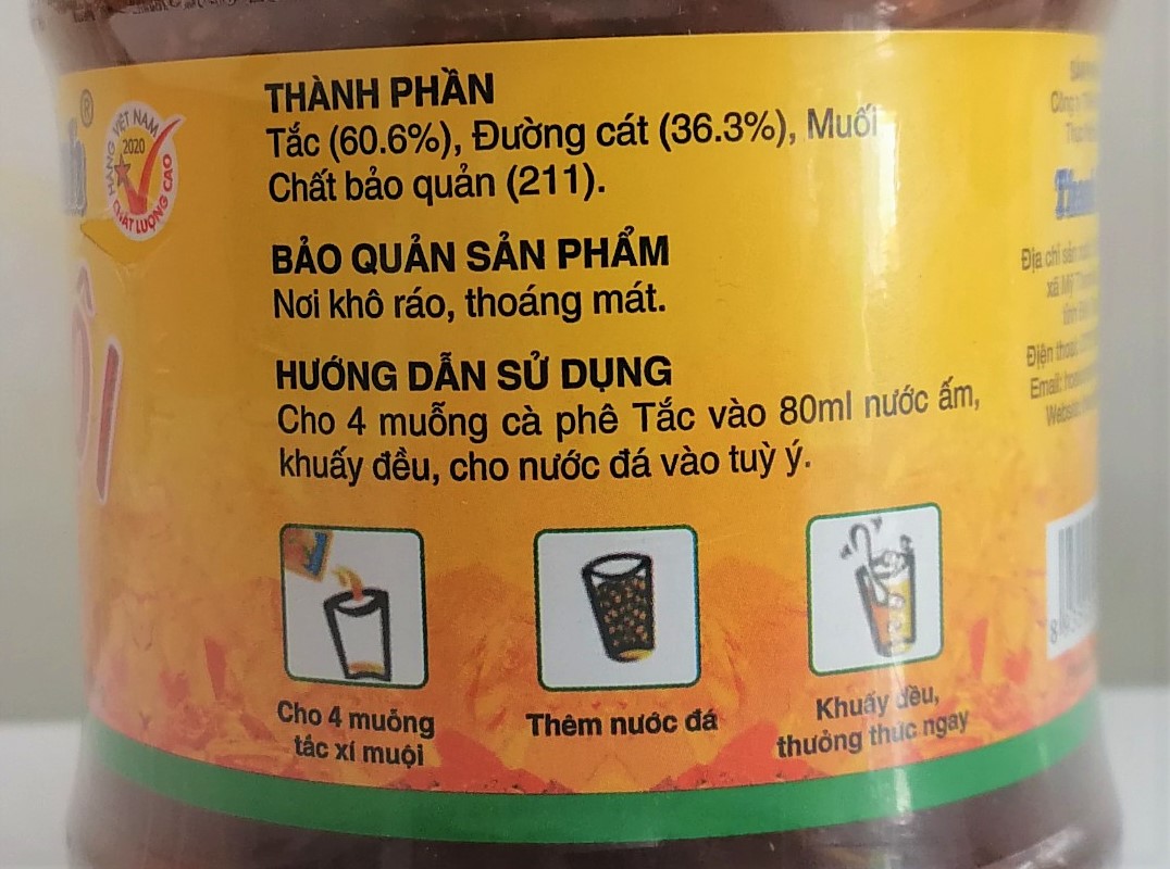[Hủ nhựa 900g] TẮC XÍ MUỘI (Thức uống giải khát) [VN] THANH BÌNH Calamondin