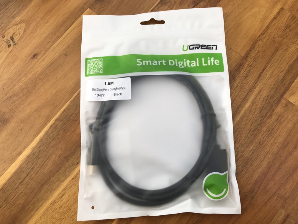 Cáp Mini DisplayPort To Displayport Dài 1,5M Ugreen UG - 10477