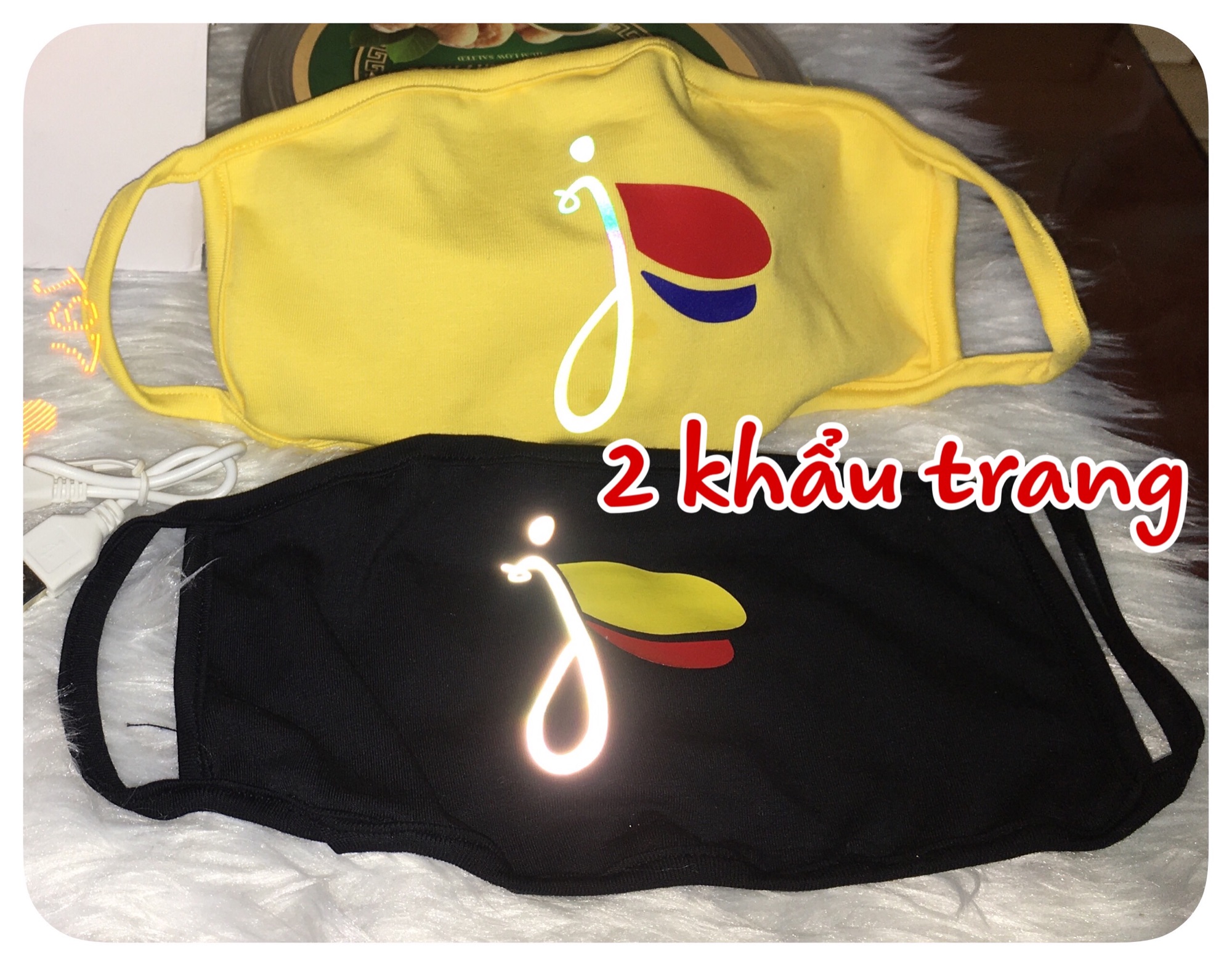[HCM]Combo 2 khẩu trang jack