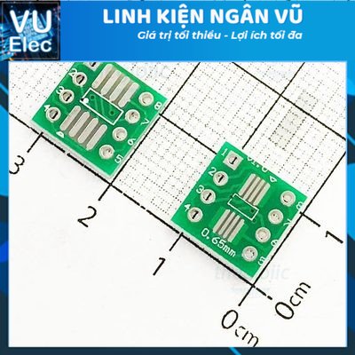 Pcb chuyển đổi dip8-sop8