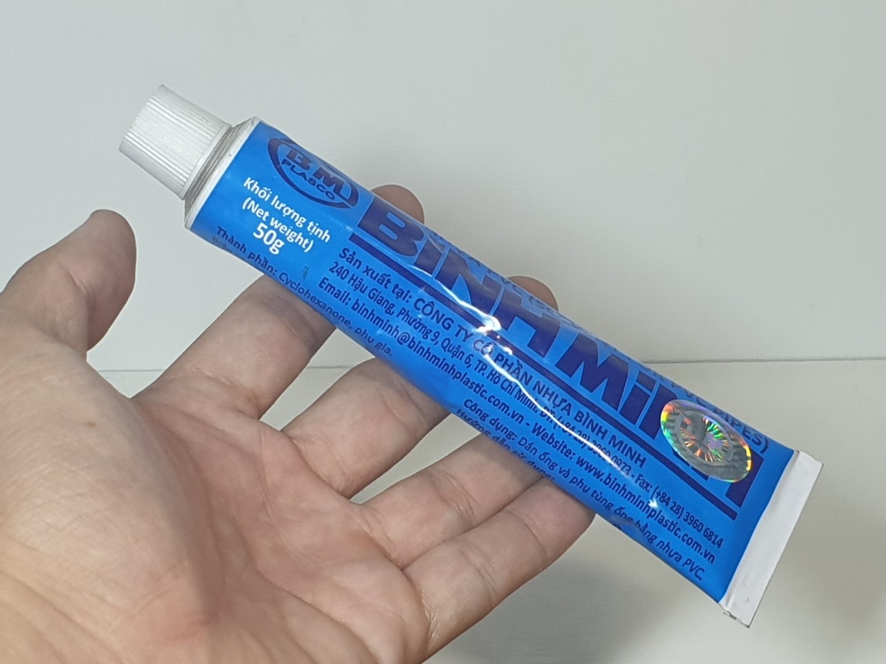 Keo dán ống nước Bình Minh 25gr, 50gr, 200gr