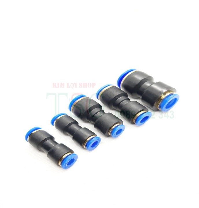 (Combo 5 cái ) Nối giảm ống PG Các loại ( nối ống PU, PE,... các loại ) .
