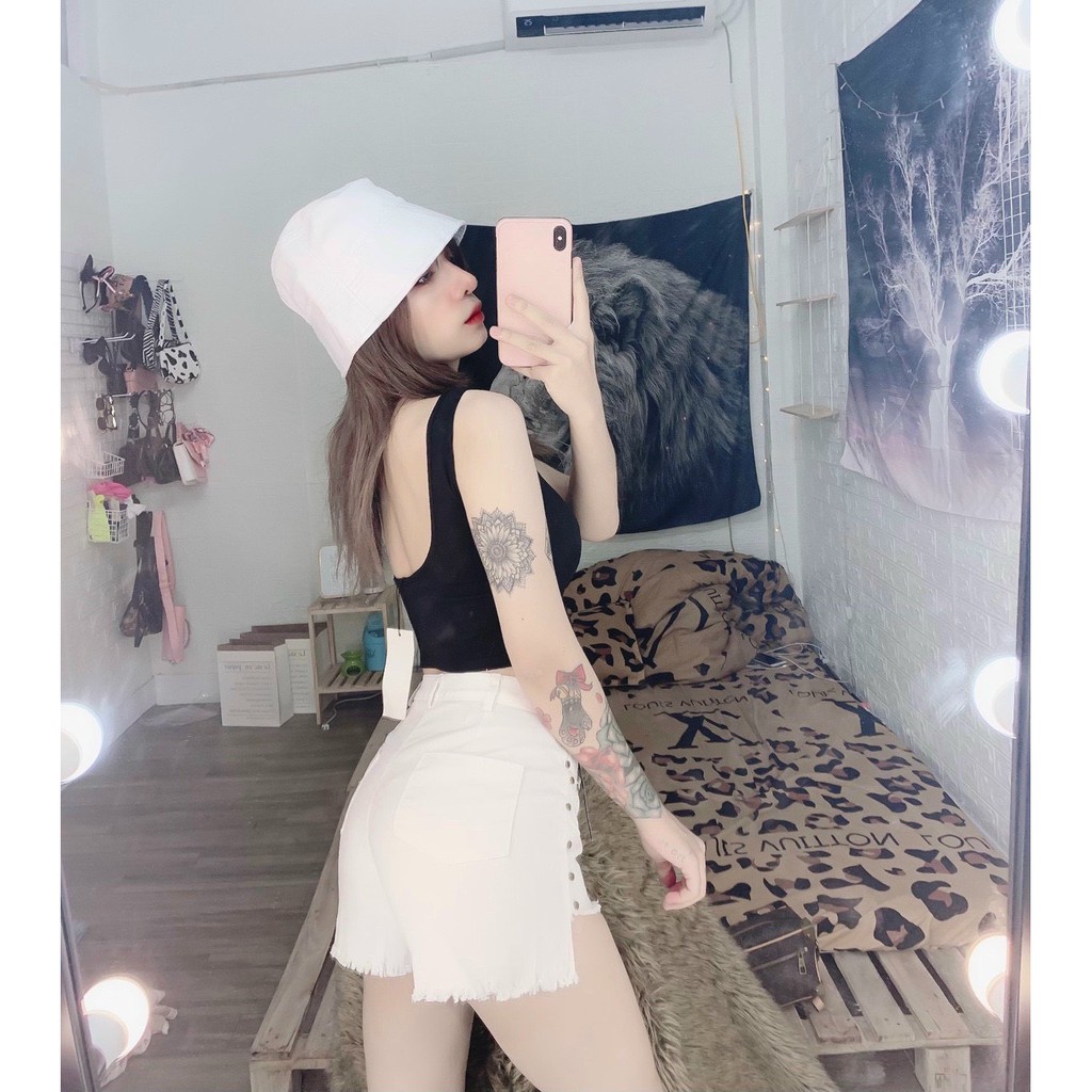Áo 2 dây croptop hở lưng 2023 House