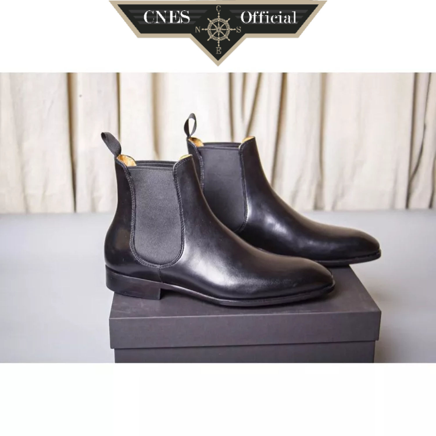 Giày Chelsea Boot Nam Thương Hiệu CNES (PANOZ - CNS B 102)