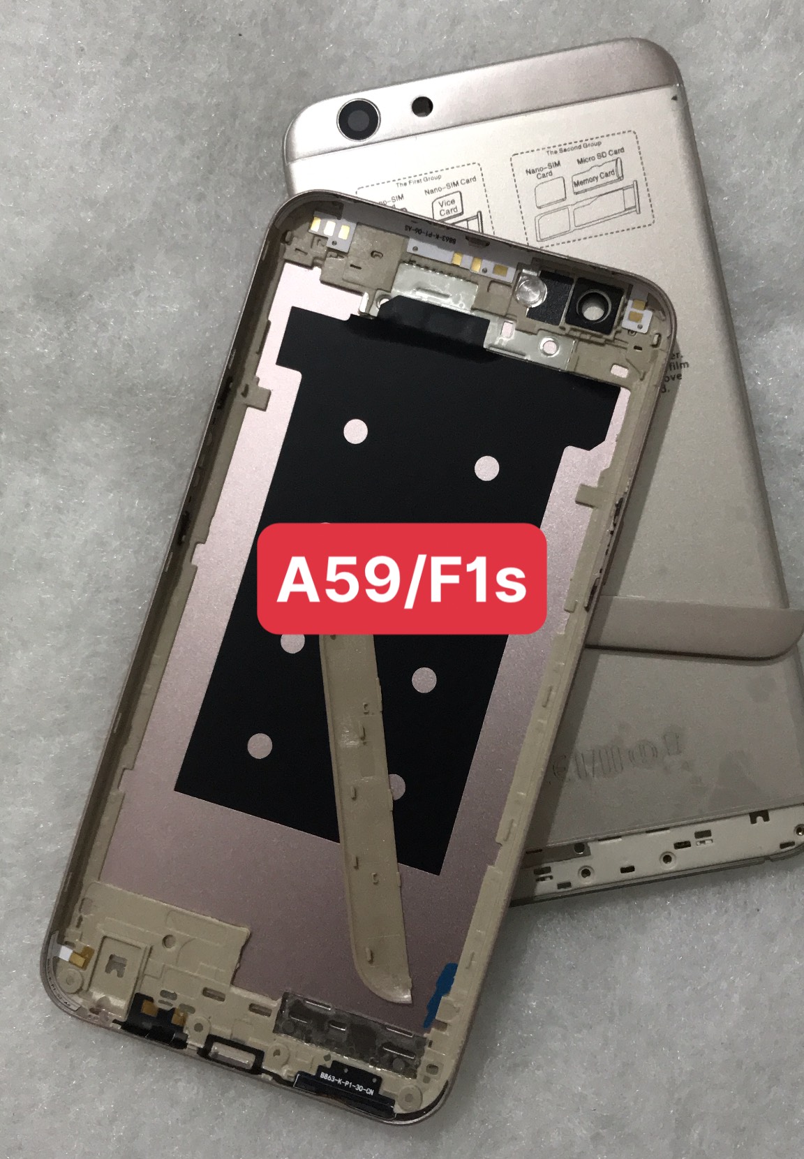 nắp lưng oppo A59 / F1s (nắp lưng sau)