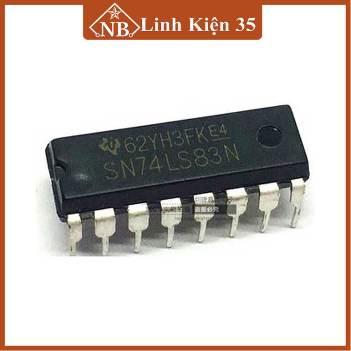 IC 74LS83 4-bit Binary Full Adder DIP16 linh kiện điện tử 16 chân cắm