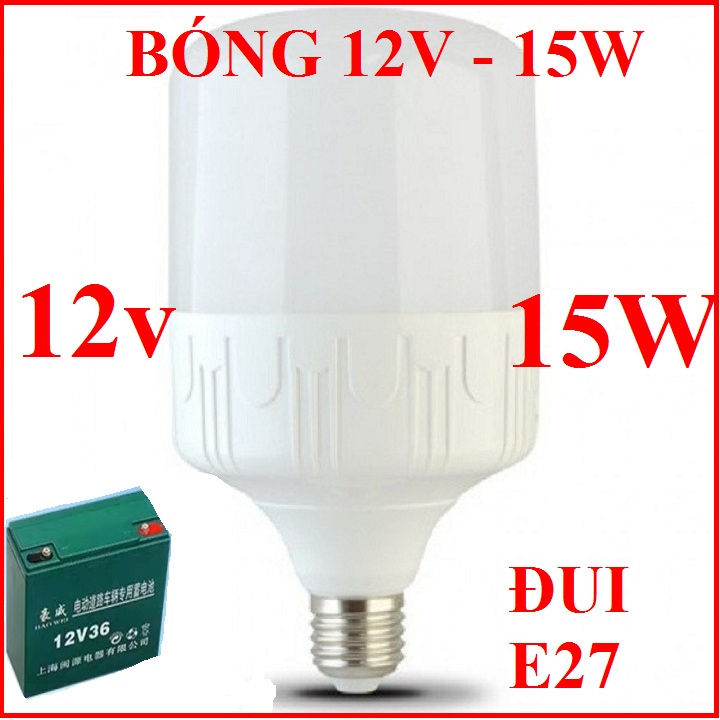 Bóng đèn 12v -15w đui e27 tiện dụng