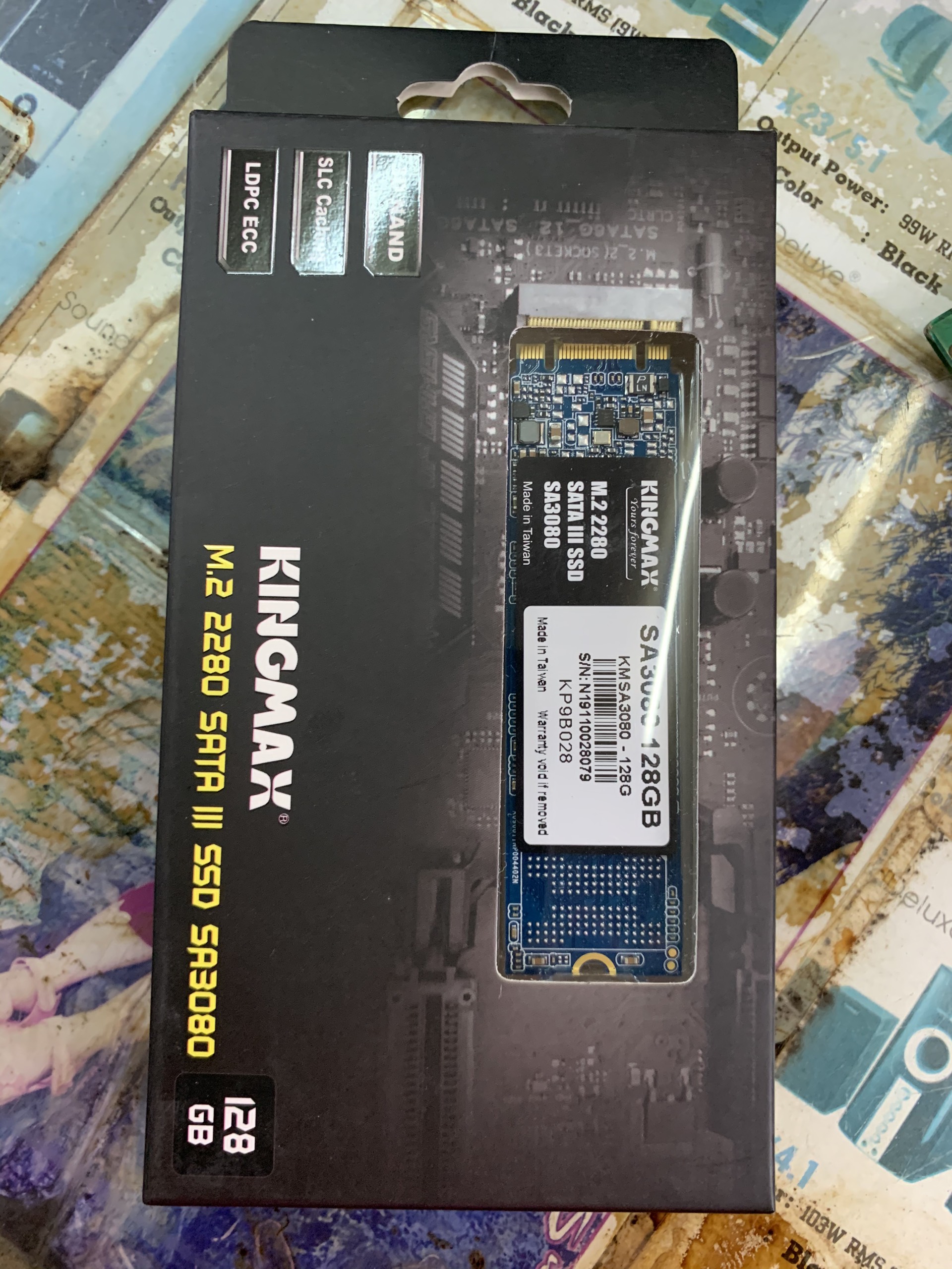 [HCM]Ổ cứng SSD KINGMAX 128GB M.2 2280 SATA 3 - SA3080