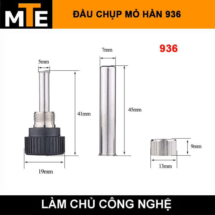 Đầu chụp mỏ hàn NO.907, 936, 203, 205
