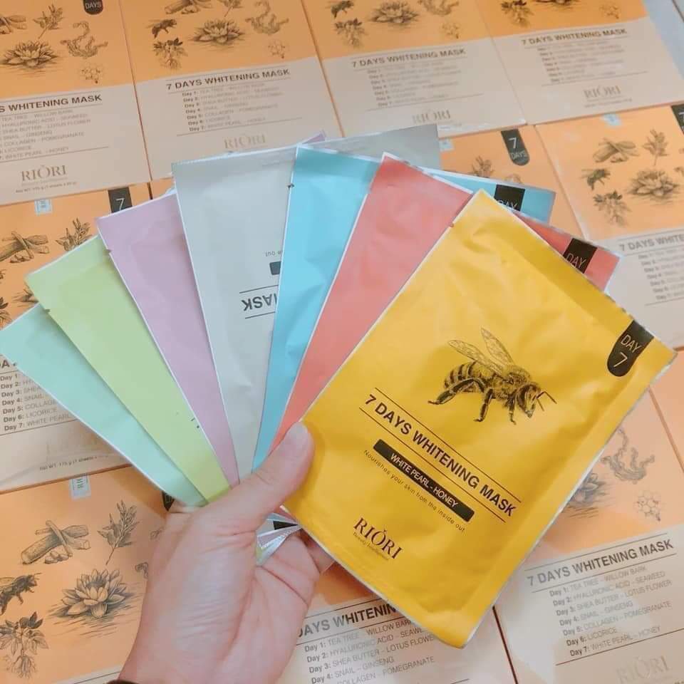Mặt nạ 7 ngày Riori - hộp 7 miếng