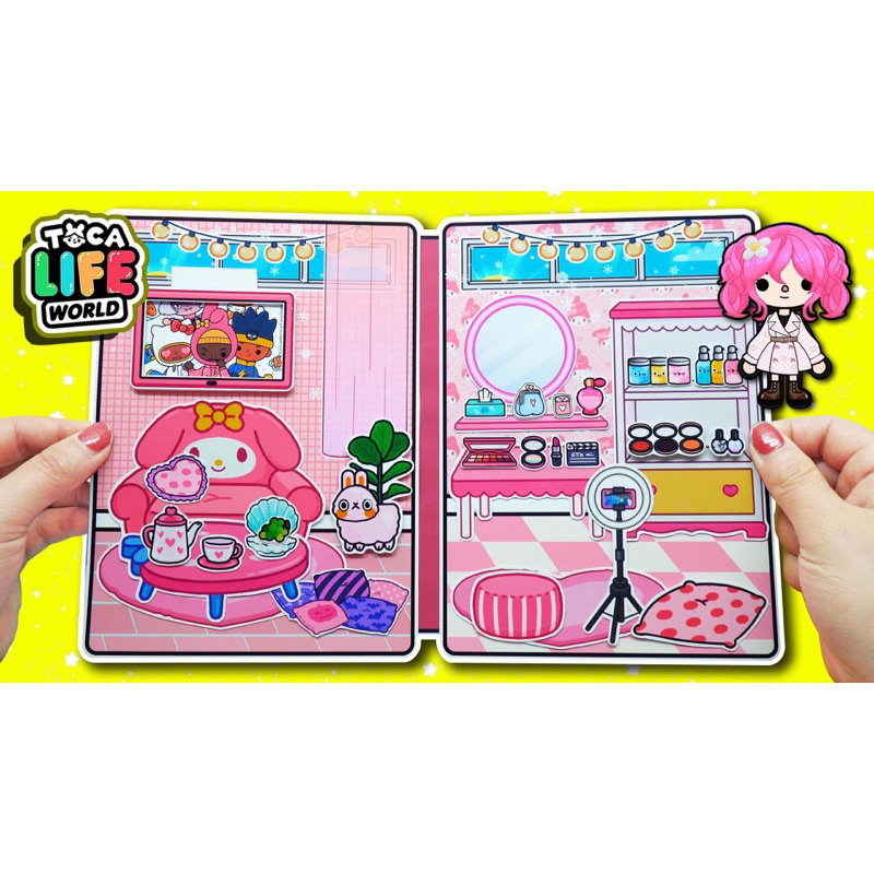 Ngôi nhà búp bê giấy My Melody House