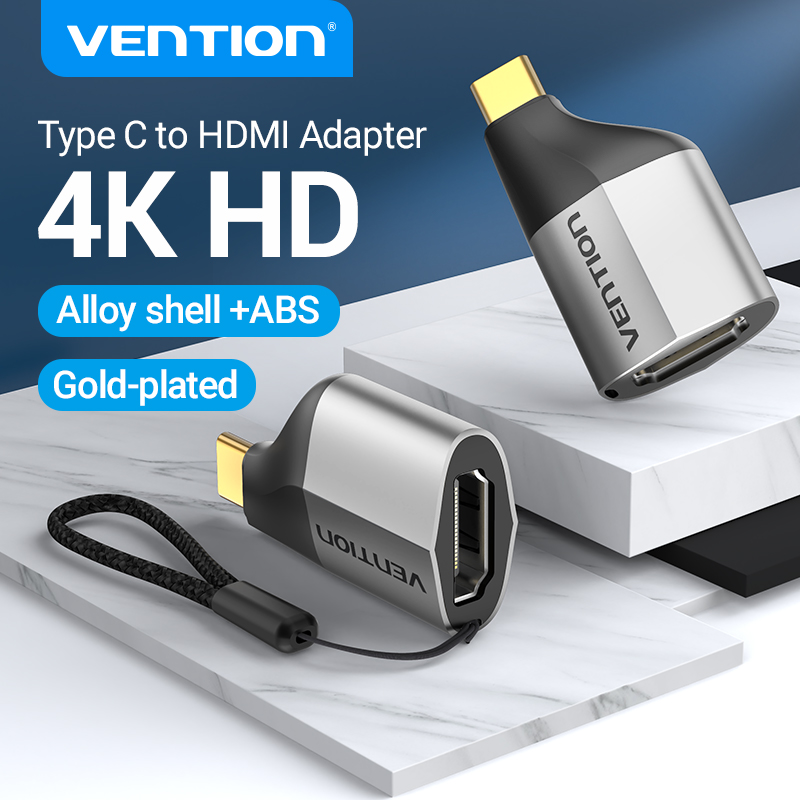 Vention Type C HDMI Adapter USB C to 4K HDMI 2.0 Adapter for MacBook Samsung Galaxy S10/S9 Huawei Mate 20 P20 Pro USB C HDMI