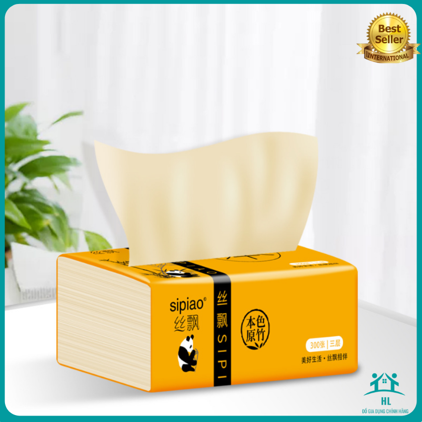 ⛔P⛔ Bịch 300 tờ giấy gấu trúc (BỊCH 300 TỜ)