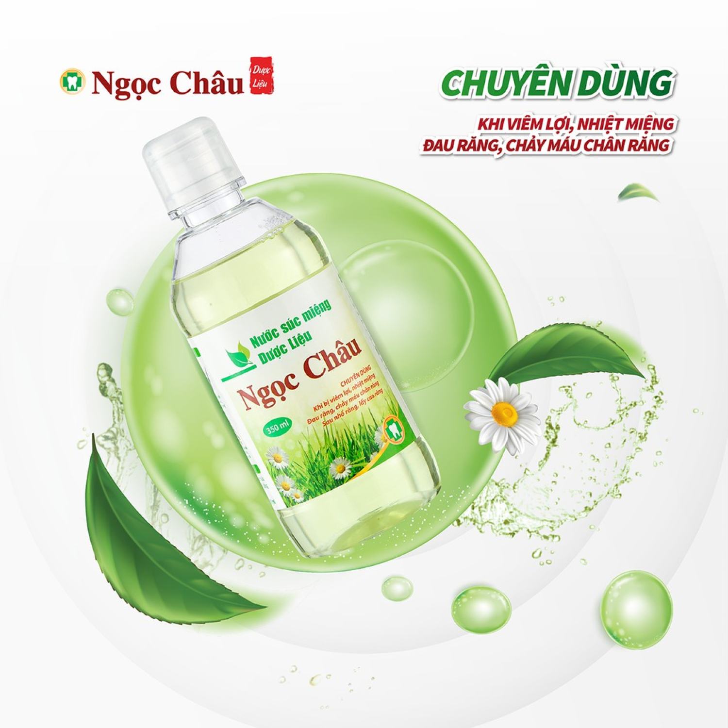 Nước Súc Miệng dượᴄ Liệu Ngọc Châu 350ml