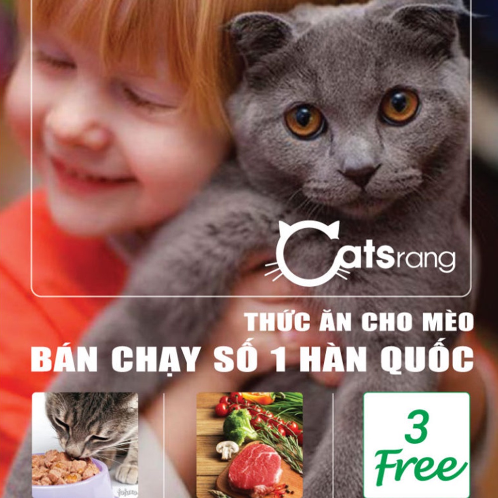 Thức Ăn Cho Mèo Mọi Lứa Tuổi Catsrang, Túi 2Kg [All Stages]