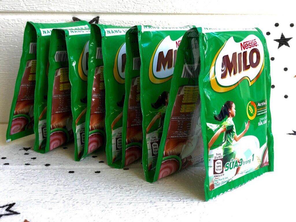 Dây 10 gói Milo Active Go lúa mạch 22g/gói