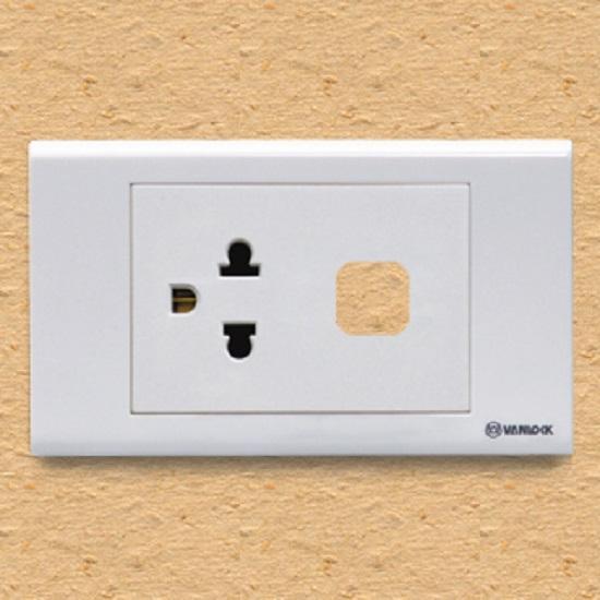 Ổ cắm điện ổ cắm âm tường ổ cắm nổi ổ cắm 1 lỗ 1 ổ cắm 3 chấu Sino Vanlock - Điện Việt