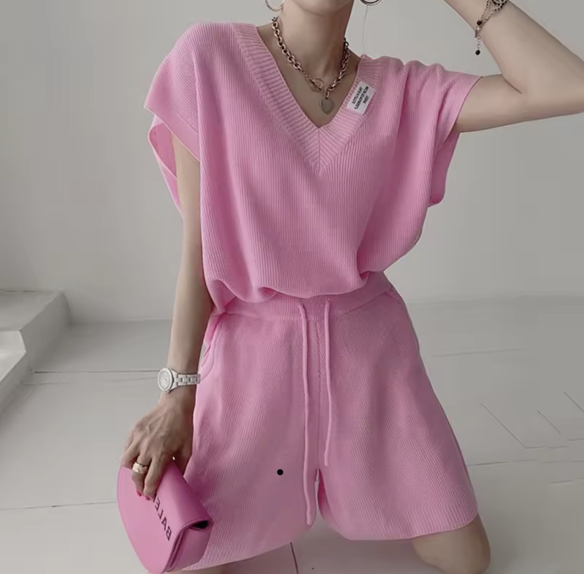 Set áo + quần len thụng cá tính 420k
