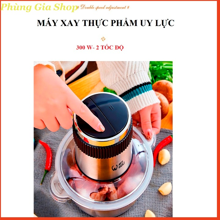 Máy bóc vỏ tỏi/ máy xay thịt đa năng