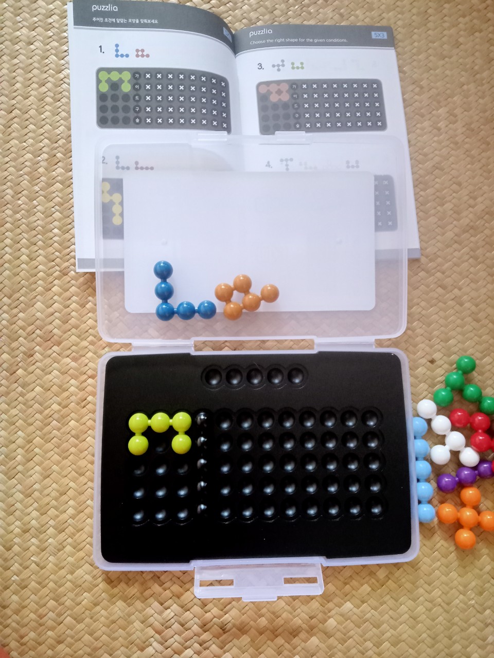 Đồ chơi Puzzlia Beads Puzzle 5x12 ( Chữ nhật 5x12 )