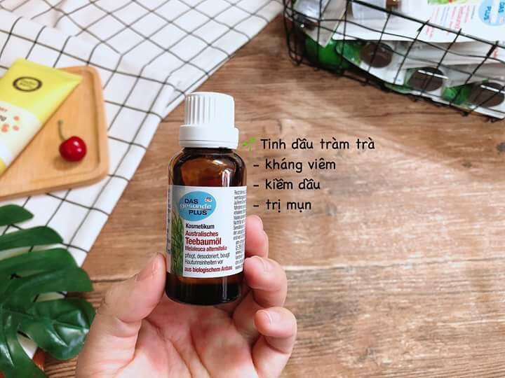 (Review) Tinh dầu tràm trà Mivolis nội địa Đức