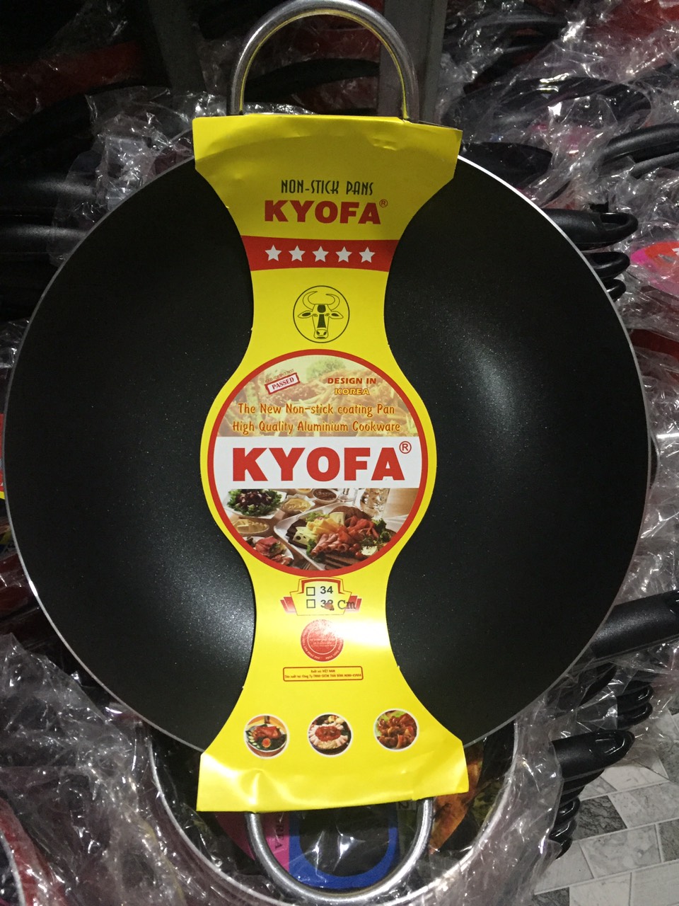 [CHẢO SIZE ĐẠI] Chảo chống dính 2 quai KYOFA size 32cm
