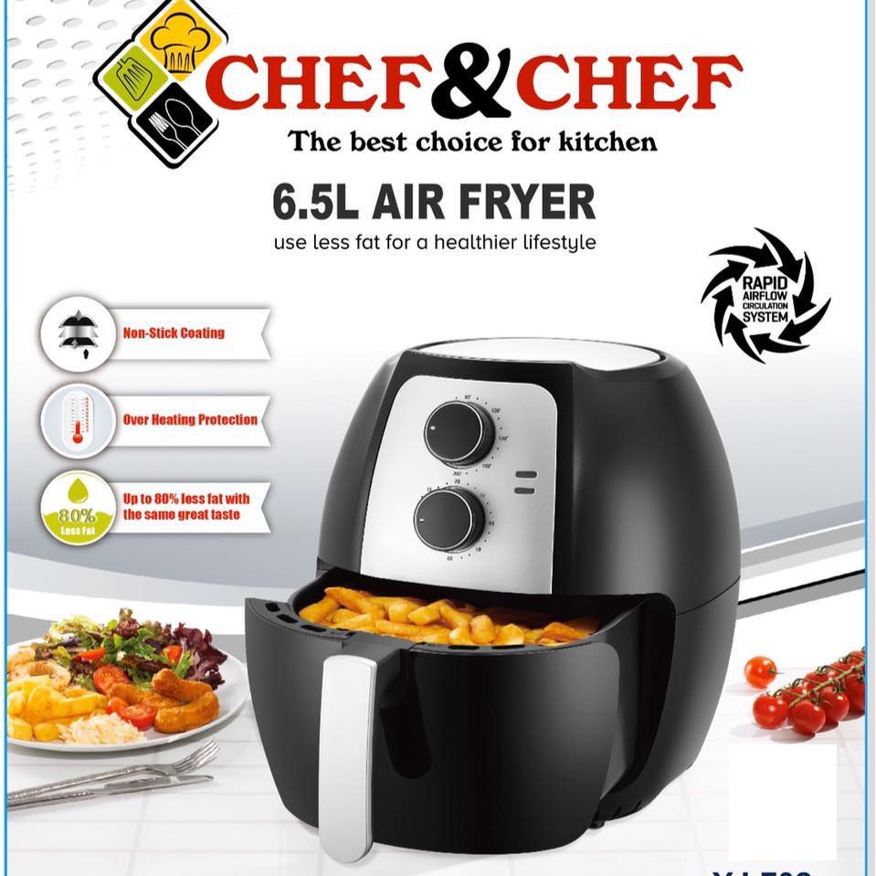 Nồi Chiên Không Dầu 6.5 Lít Chef&Chef YJ-702